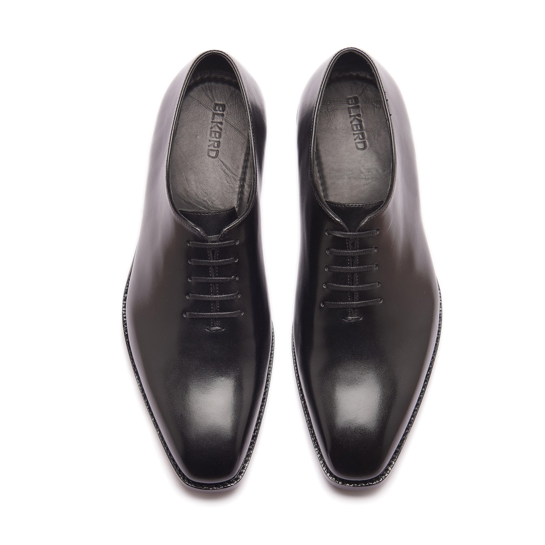 Constance-Z, True Seamless Whole-Cut Oxford, Hand Welted - Aniline Calf Noir - Image 3
