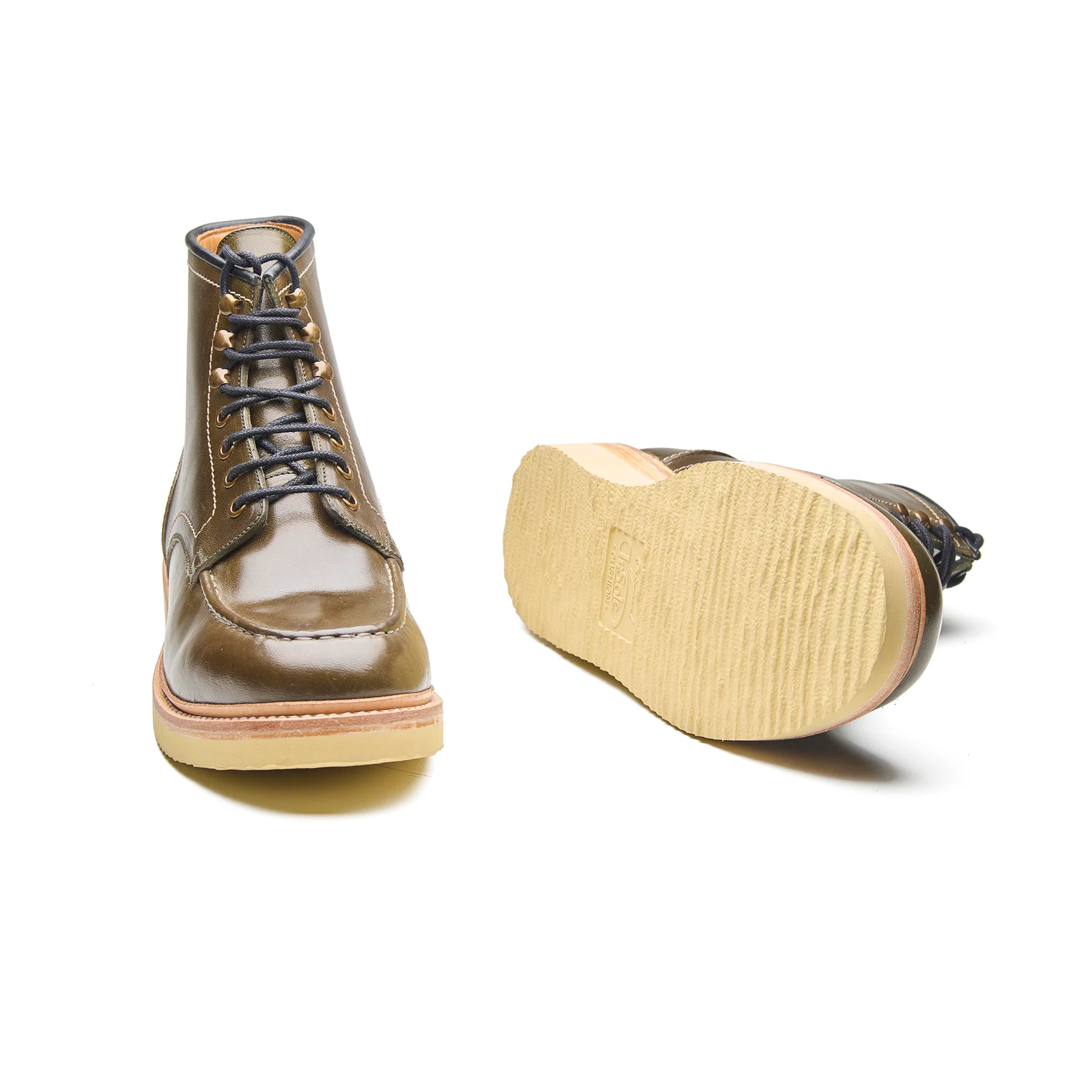 Dallas, Moctoe Boot - Green Horserump | Boots 2.0 - Image 4