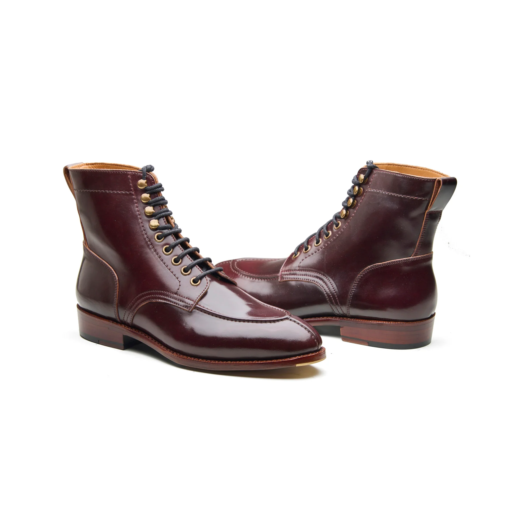 Fred, Norwegian Toe Boot - SHELL CORDOVAN COLOR#8 | CORDOVAN SERIES - Image 3