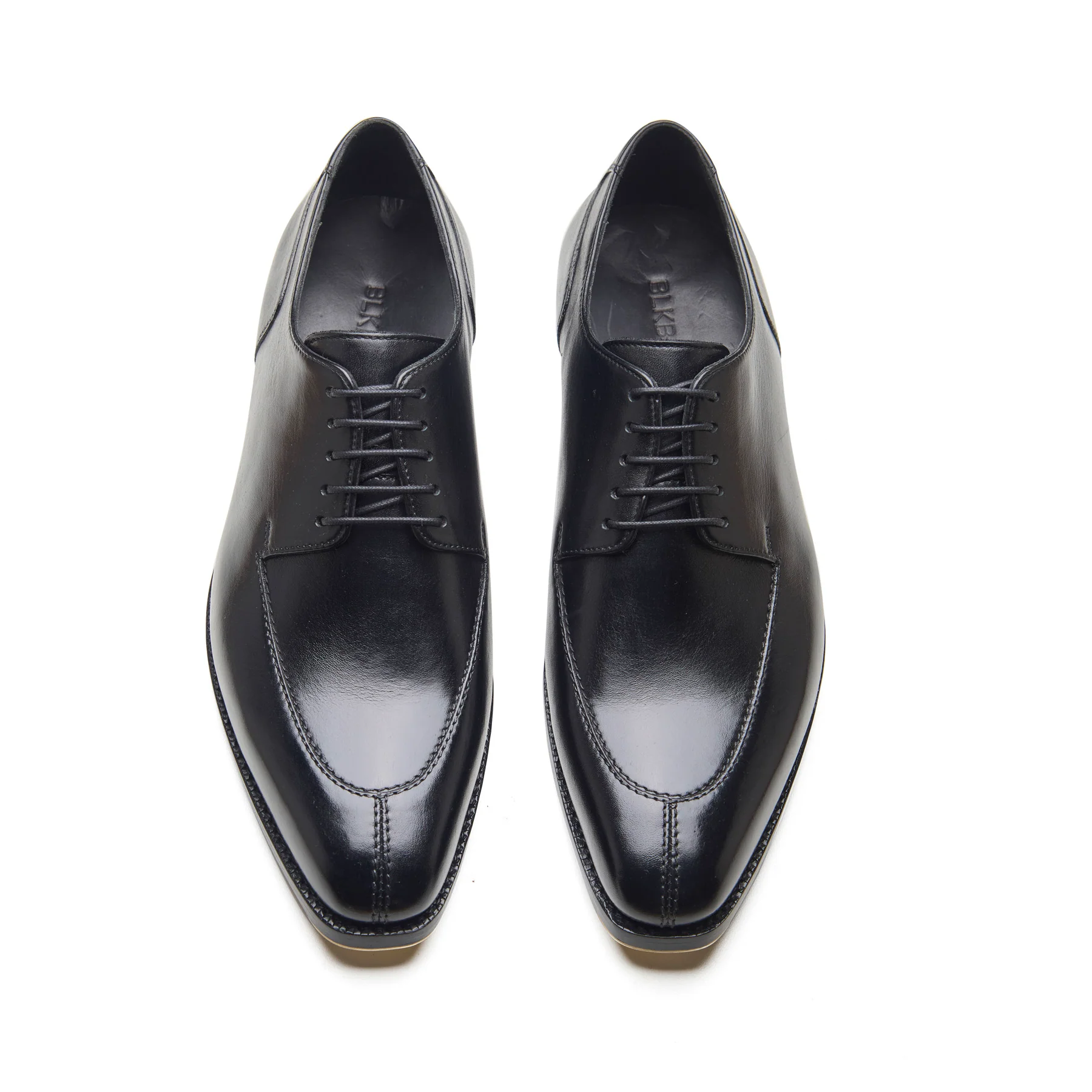 Ingrid, Split Toe Blucher Derby - Black | Hand Welted Classics Collection - Image 2