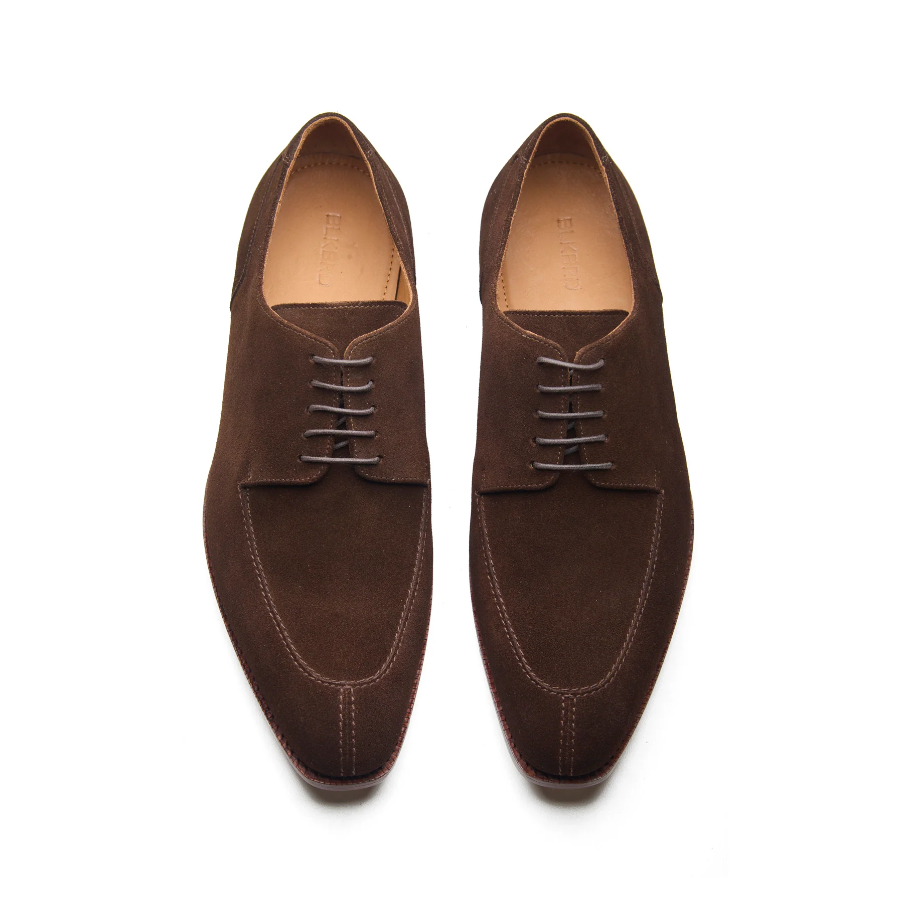 Ingrid, Split Toe Blucher Derby - Brown Go Rain Suede | Summer Classics - Image 2