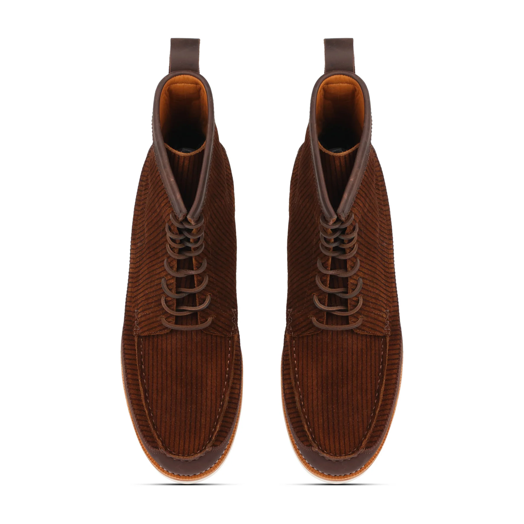 IOWA, Mocassin Boot - Thick Brown and Corduroy Suede | Boots 3.0 - Image 2