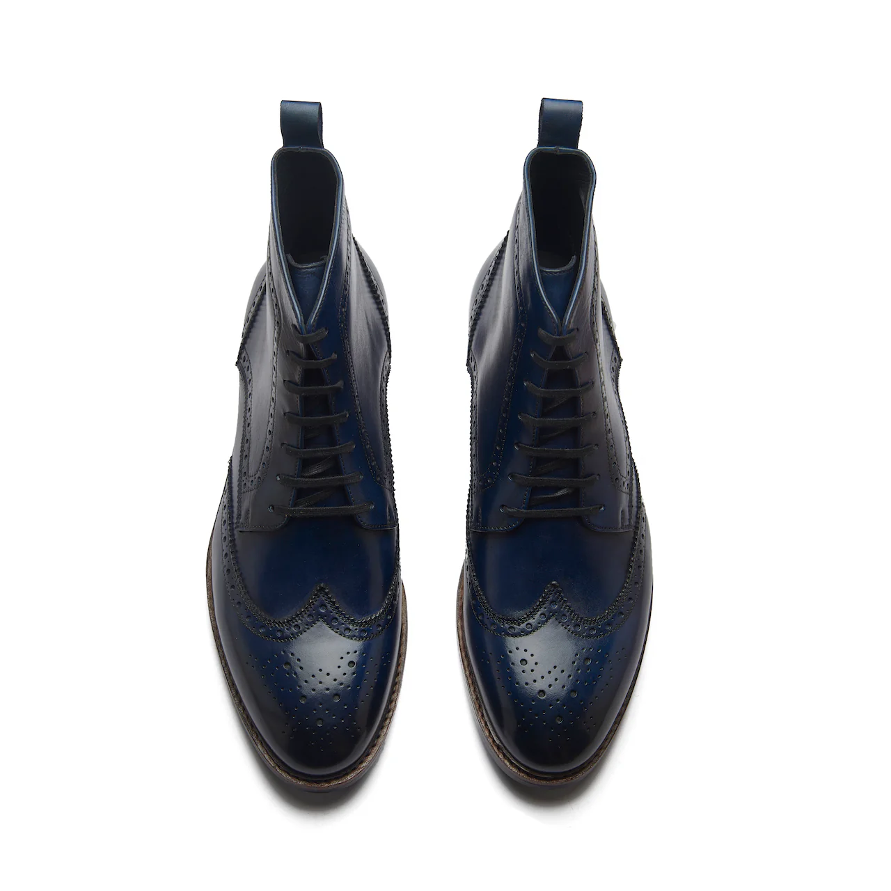 Lewinsky, Wingtip Derby Boot - Navy | Hand-welted Classics Collection - Image 2