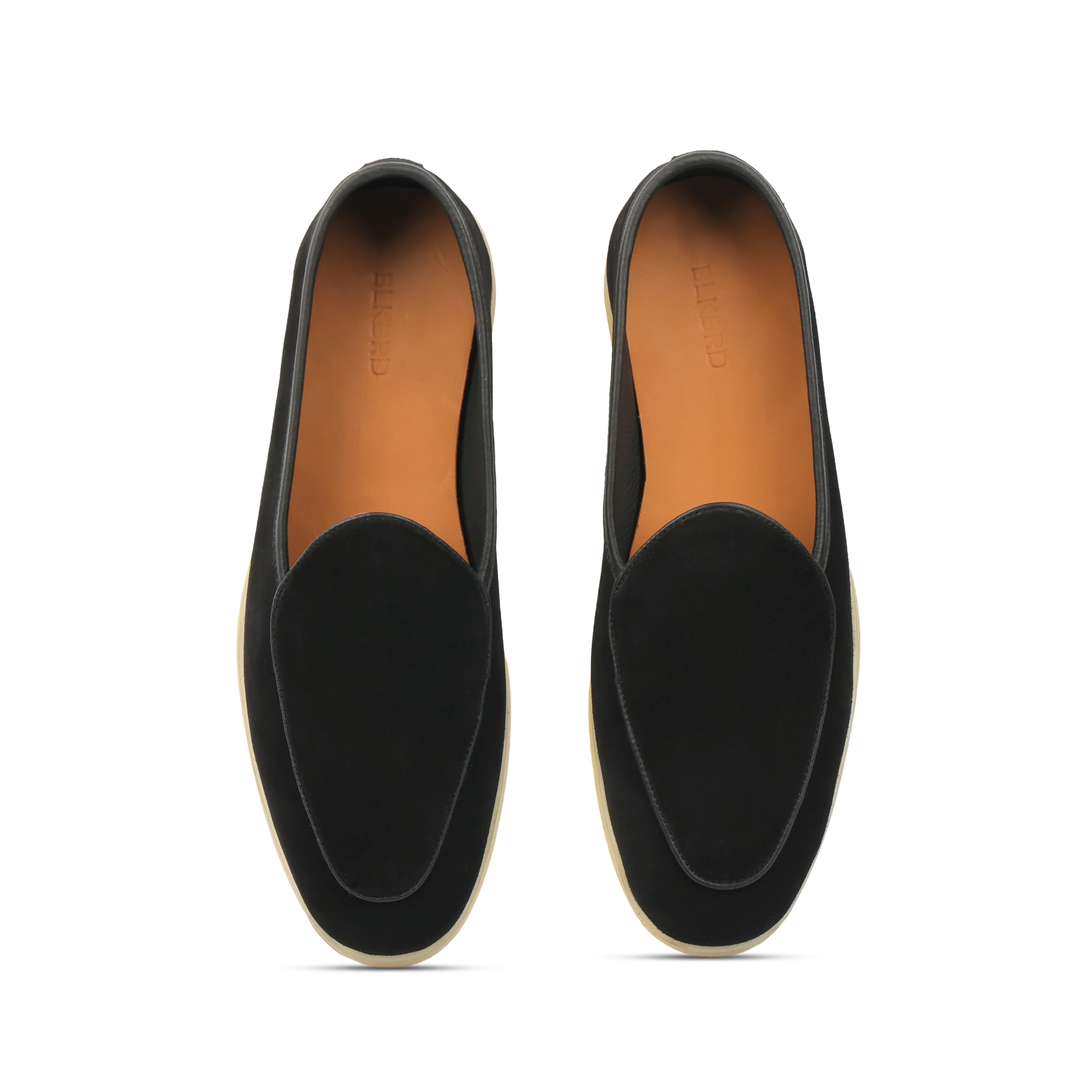 Lorenzo, Belgian Loafer - Castorino Suede Black | Unlined Flex Collection - Image 2