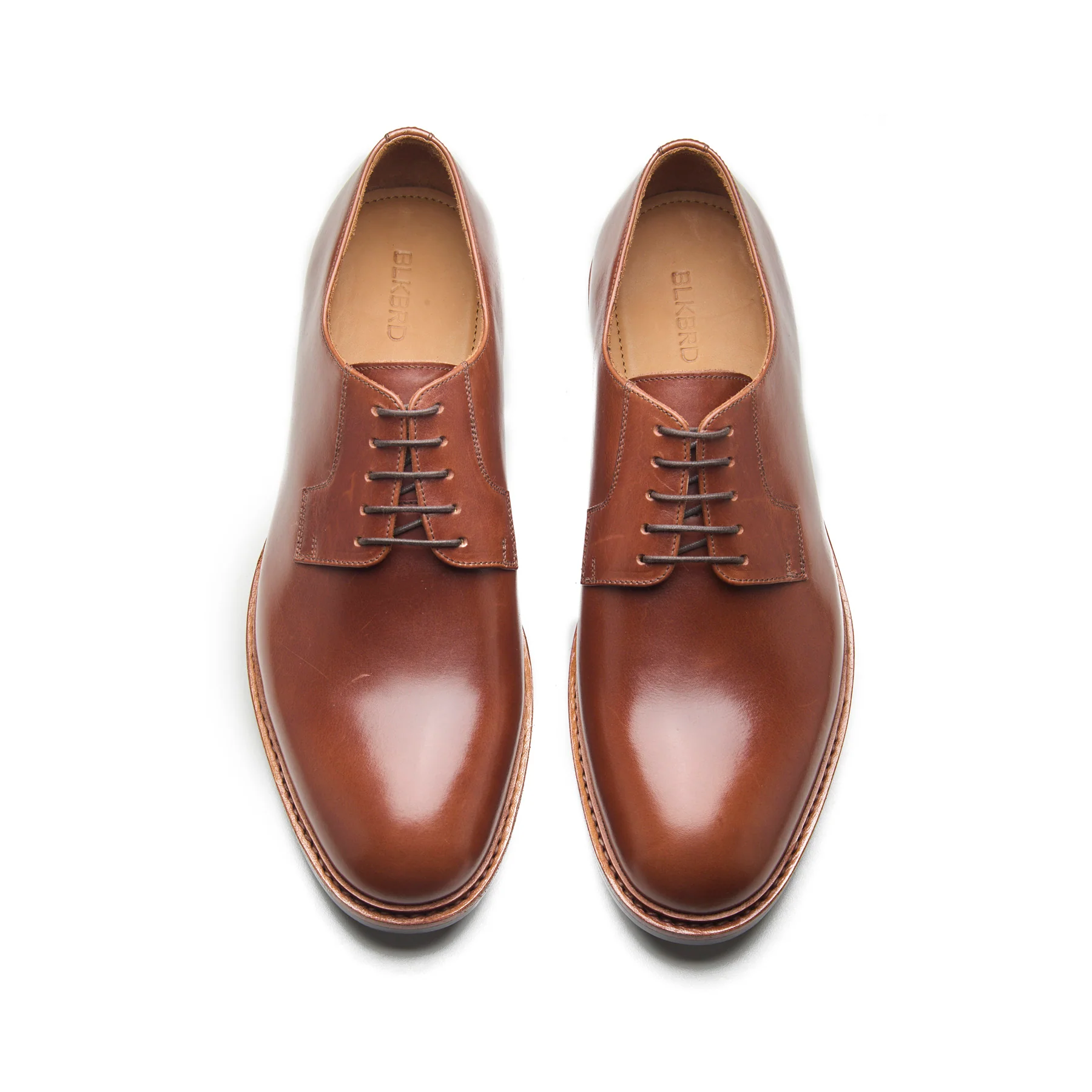 Luke, Blucher Derby - Cognac Hidro Pullup | Handwelted Classics - Image 2