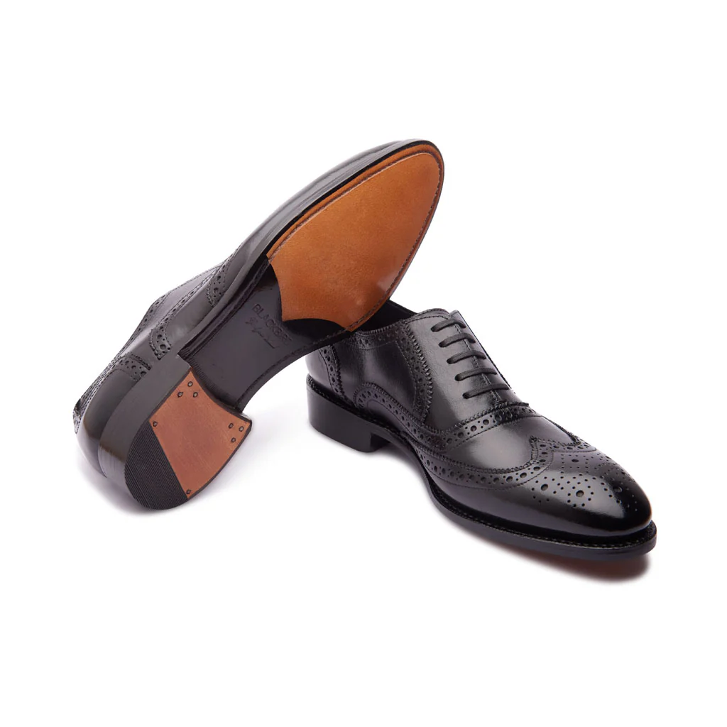 Marcell, Full Brogue Oxford - Black | Hand Welted | Classics Collection - Image 4
