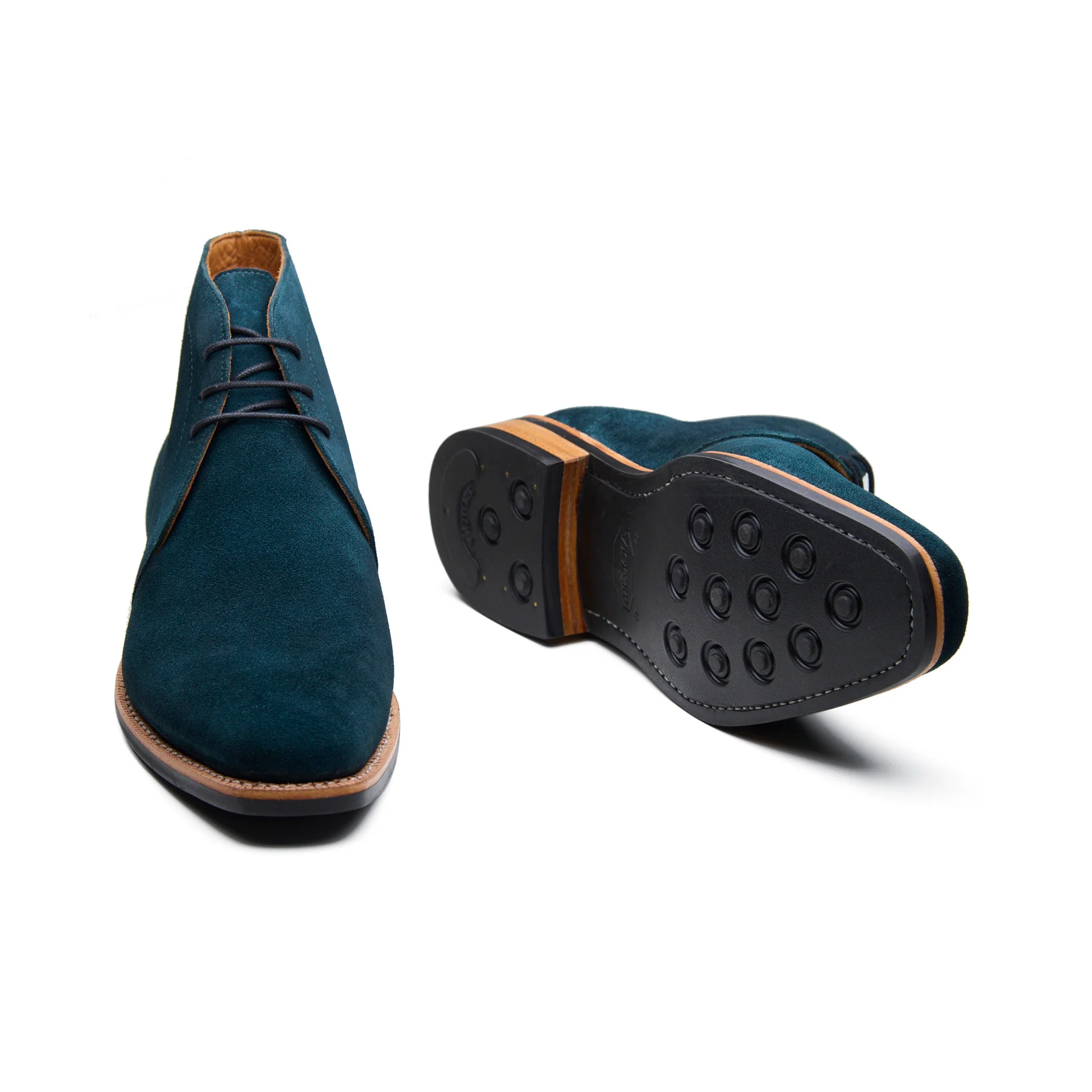 McClure, Chukka Boot - Petrol Go Rain Suede | Summer Classics - Image 5
