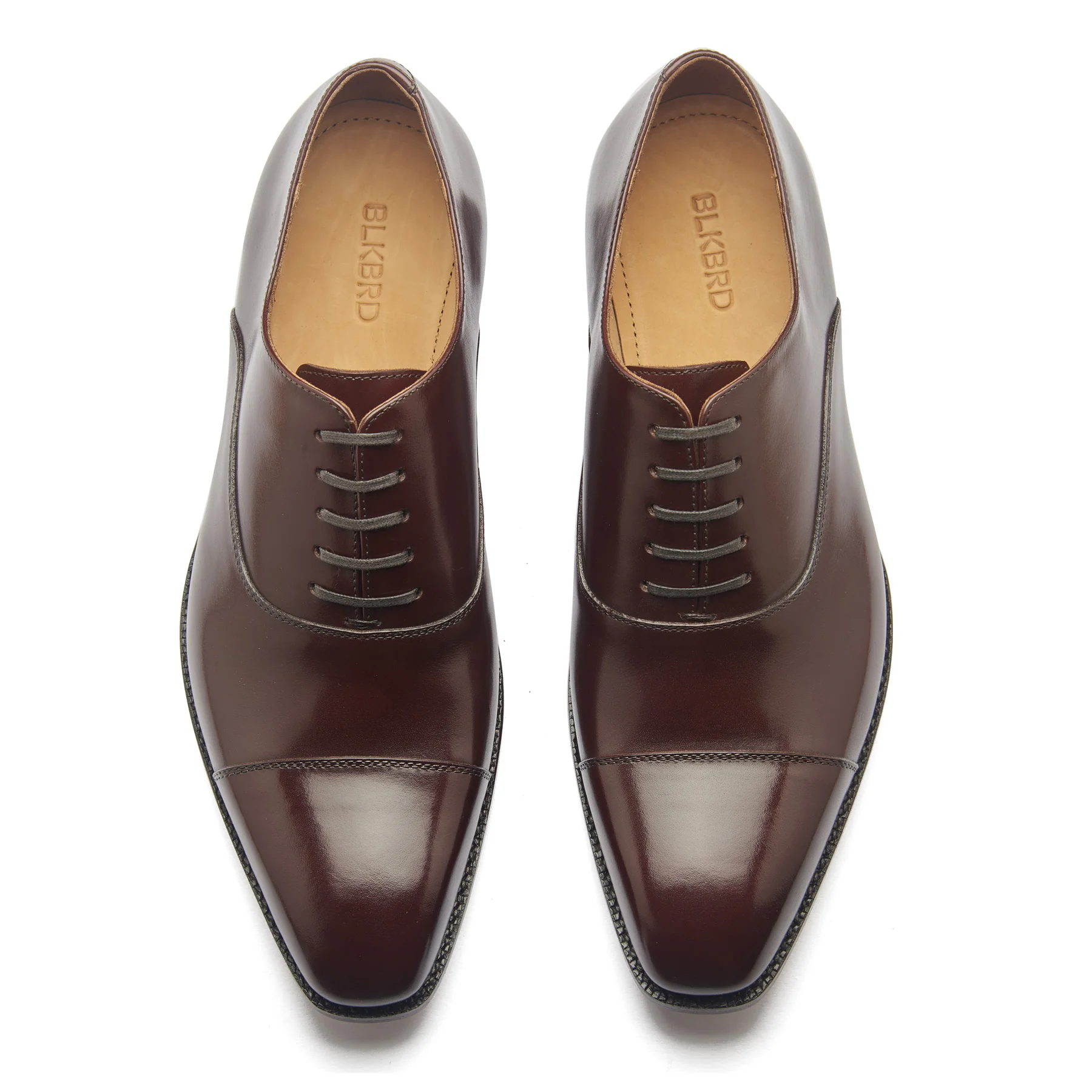 Oscar, Cap-toe Oxford - Rosewood Brown Aniline Calf | Classics - Image 2