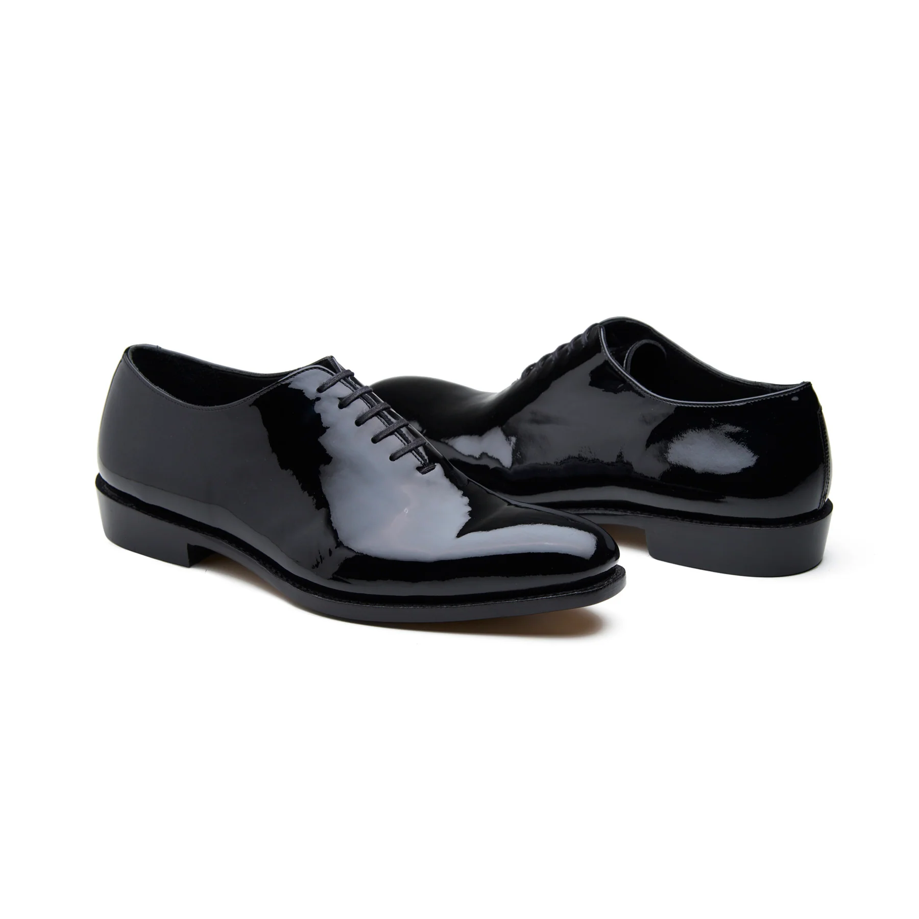 Romanoff, Whole-cut Oxford - Black Patent | Tuxedo Collection - Image 4