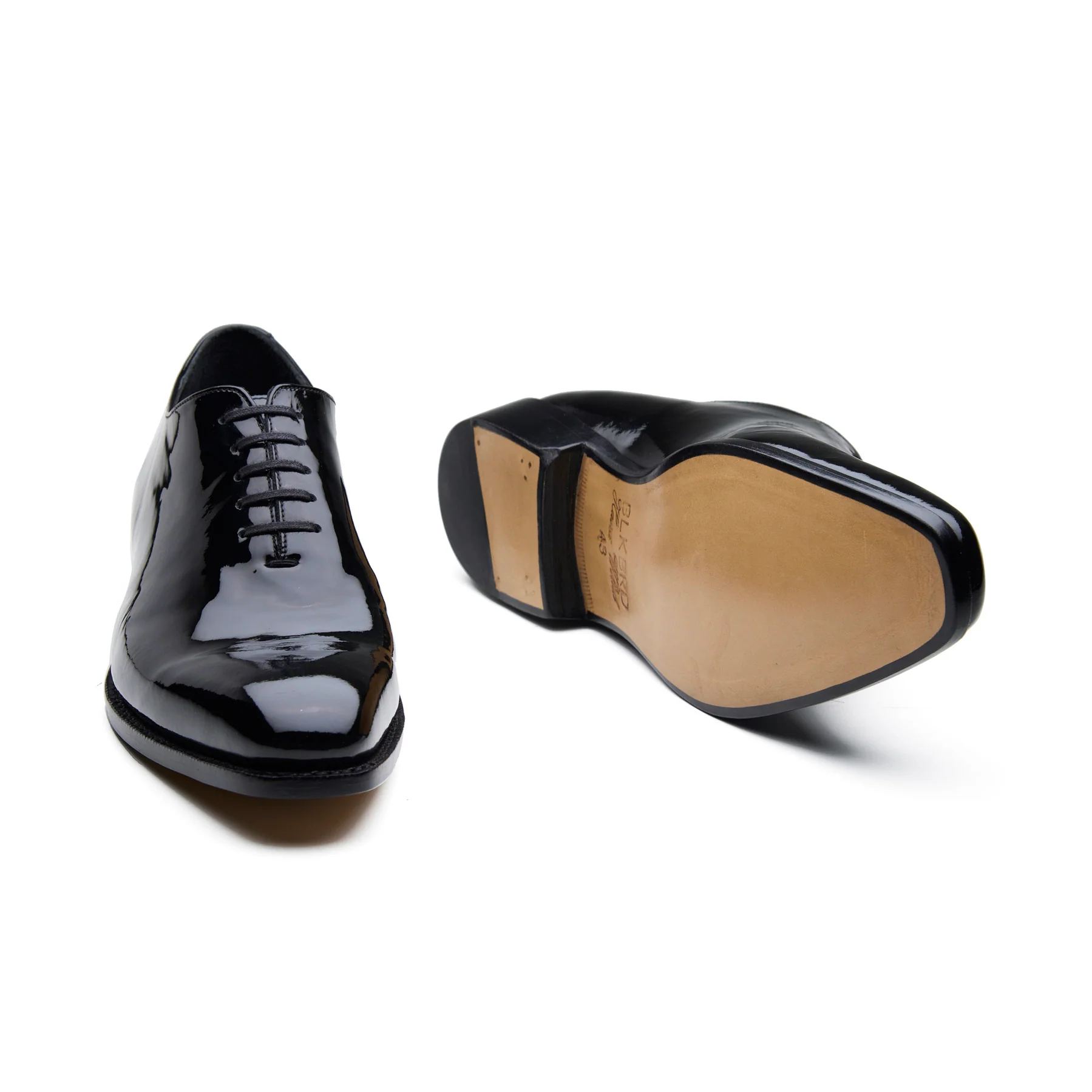 Romanoff, Whole-cut Oxford - Black Patent | Tuxedo Collection - Image 5