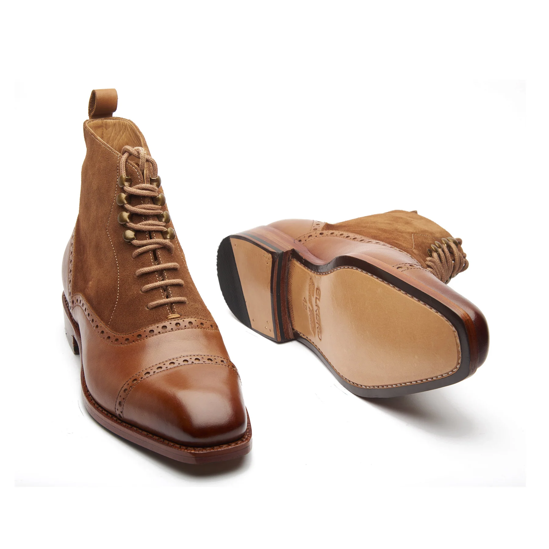 Vittorio, Captoe Oxford Boot - Tan | Hand Welted | Classics Collection - Image 4